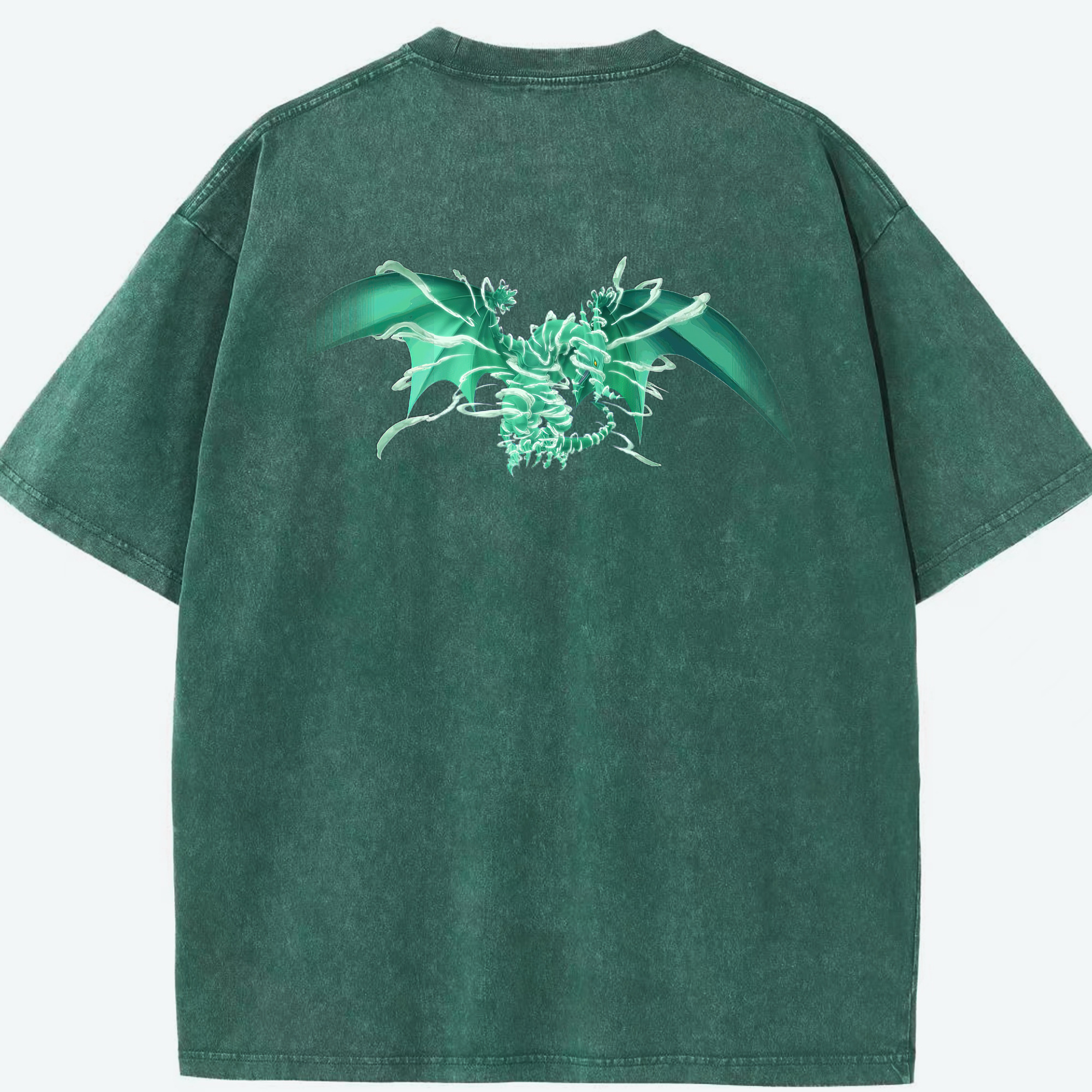（画像用） 遊☆戯☆王 Yu-Gi-Oh! 綿100% ヴィンテージ風 半袖Tシャツ（背面プリント）
